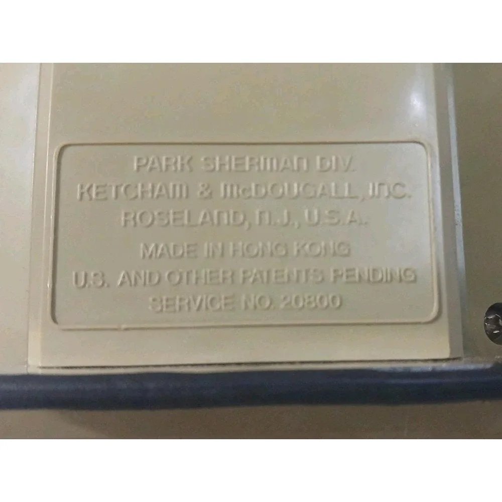 Vtg Park Sherman‎ Cordless Electric Letter Opener Model 8020 Green Works READ
